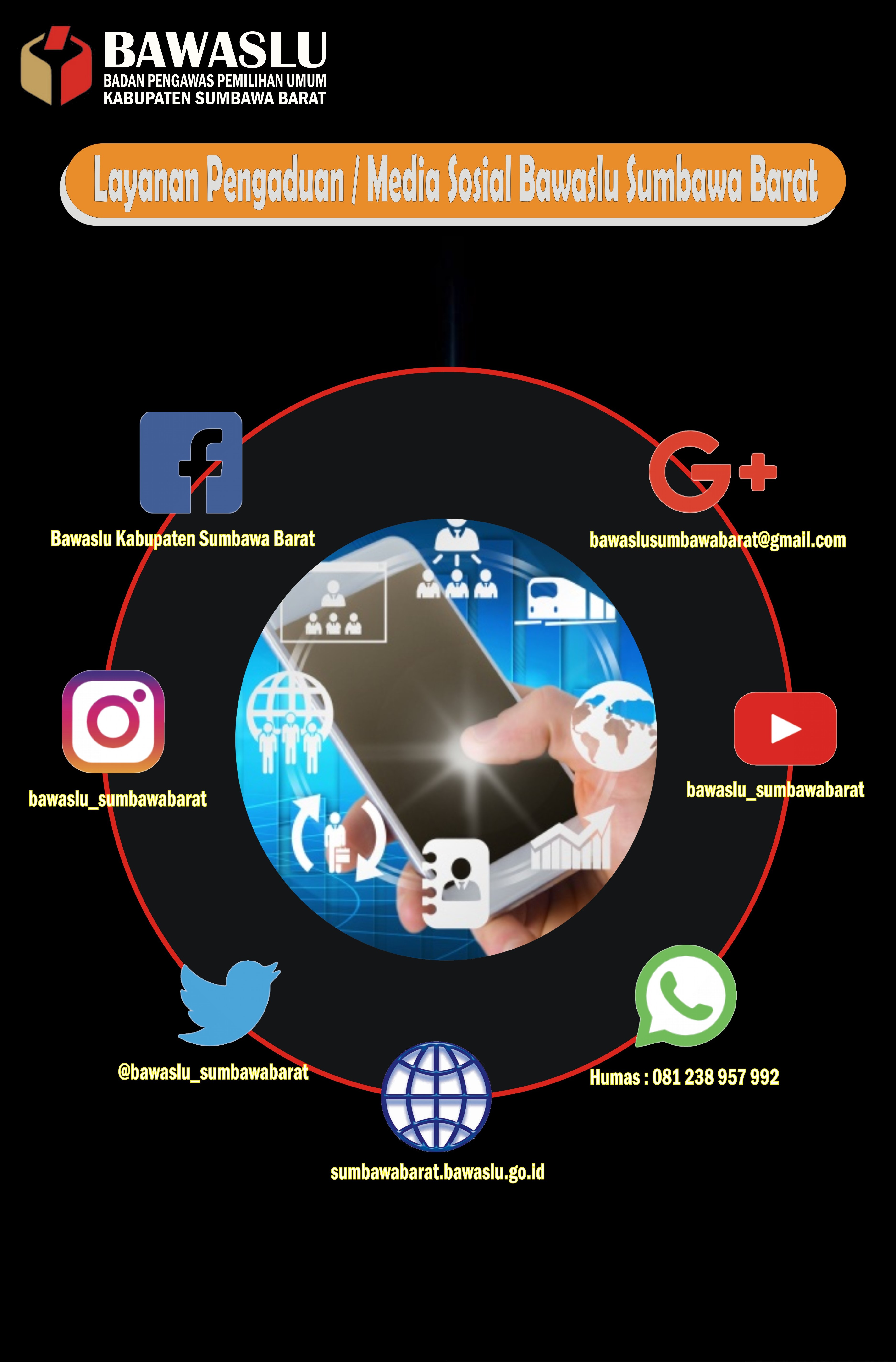 Layanan Pengaduan Media Sosial Bawaslu Sumbawa Brat