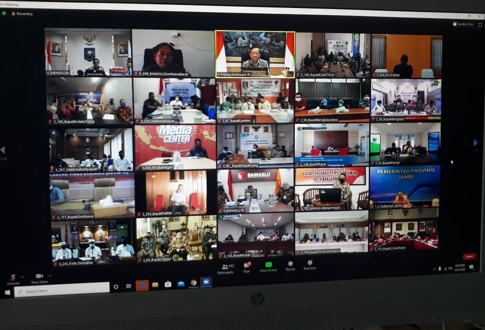 Rapat Koordinasi Persiapan Pelaksanaan Pilkada Serentak Tahun 2020