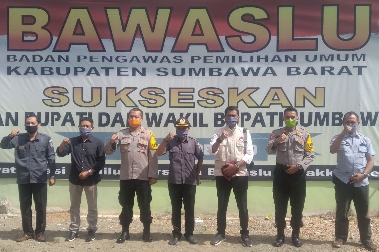 Silaturrahmi Kapolres KSB Bersama Ketua &amp; Anggota Bawaslu KSB.
