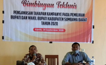 Bawaslu Laksanakan Bimtek Pengawasan Tahapan Kampanye Terhadap Panwascam.