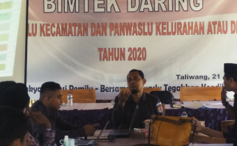 Percepat Proses Pelaporan, Bawaslu Laksanakan Bimbingan Kepada Panwascam